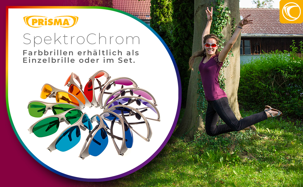 SpektroChrom Farbbrillen im Kreis